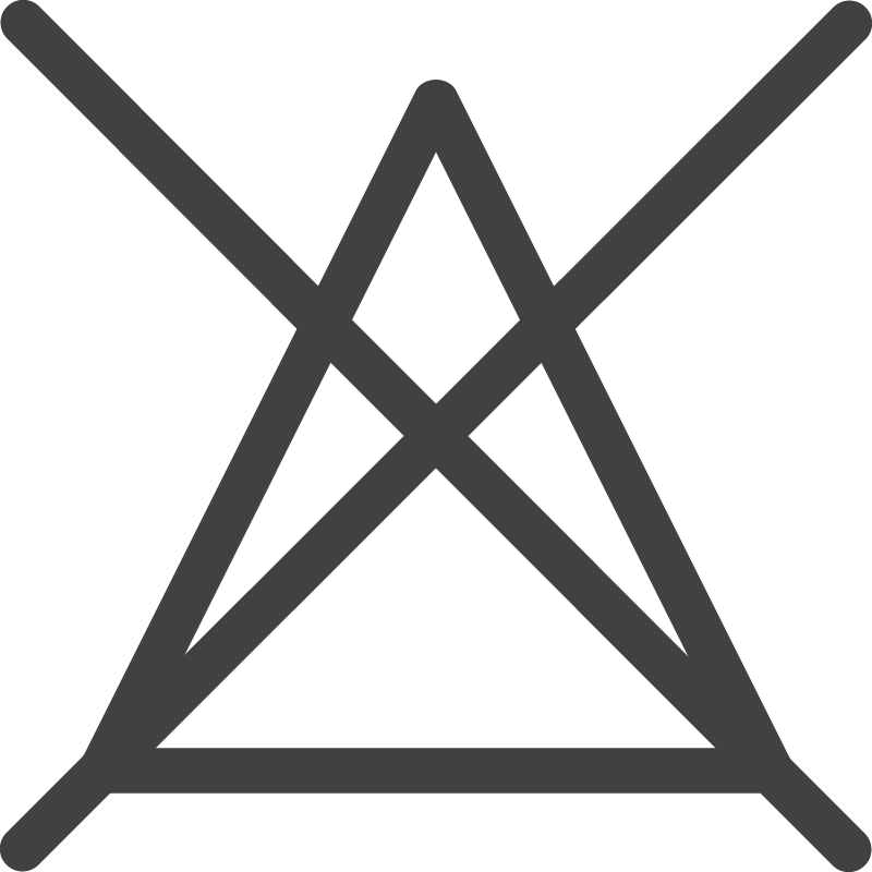 Beyazlatıcı kullanılmaz ikonu